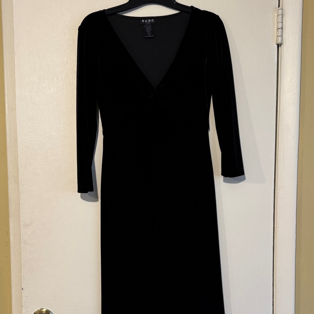BCBG Black Long Sleeve Dress